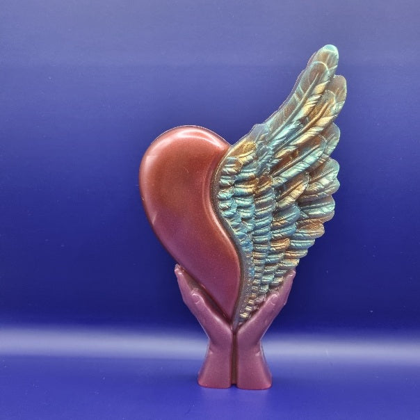 Escultura de Corazón con Alas, Diseños Únicos!