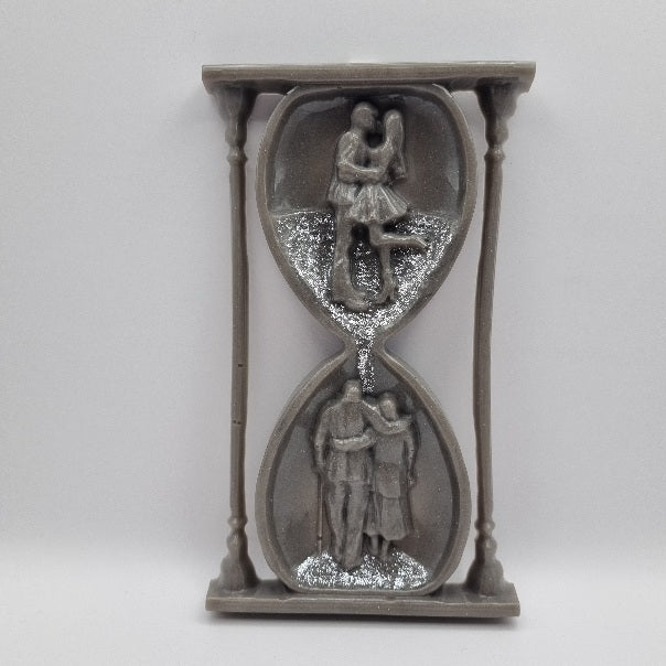 Escultura de Reloj de Arena con Pareja, Diseños Únicos!