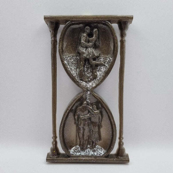 Escultura de Reloj de Arena con Pareja, Diseños Únicos!