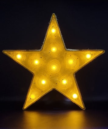 Estrella Decorativa y Función de Lámpara, Diseños Únicos!