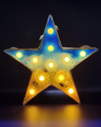 Estrella Decorativa y Función de Lámpara, Diseños Únicos!