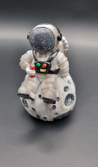 Escultura 3D de Astronauta en la Luna, Diseños Únicos!