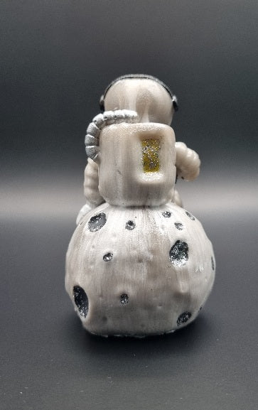 Escultura 3D de Astronauta en la Luna, Diseños Únicos!