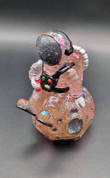 Escultura 3D de Astronauta en la Luna, Diseños Únicos!