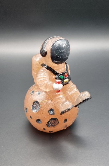 Escultura 3D de Astronauta en la Luna, Diseños Únicos!