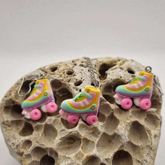Pendientes y/o Collar Patines