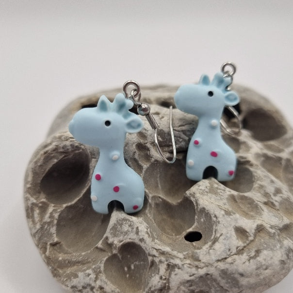 Pendientes Jirafa de la Suerte en Colores Pastel