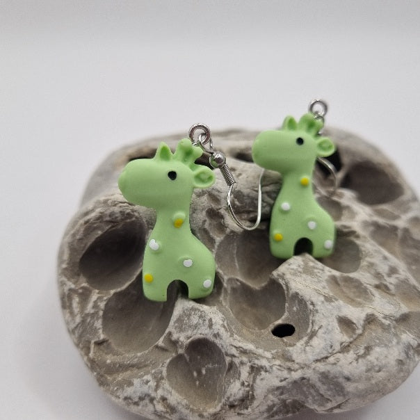 Pendientes Jirafa de la Suerte en Colores Pastel