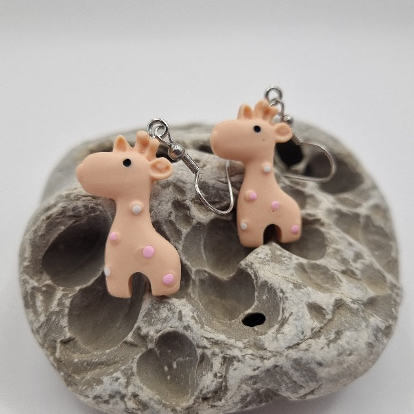 Pendientes Jirafa de la Suerte en Colores Pastel