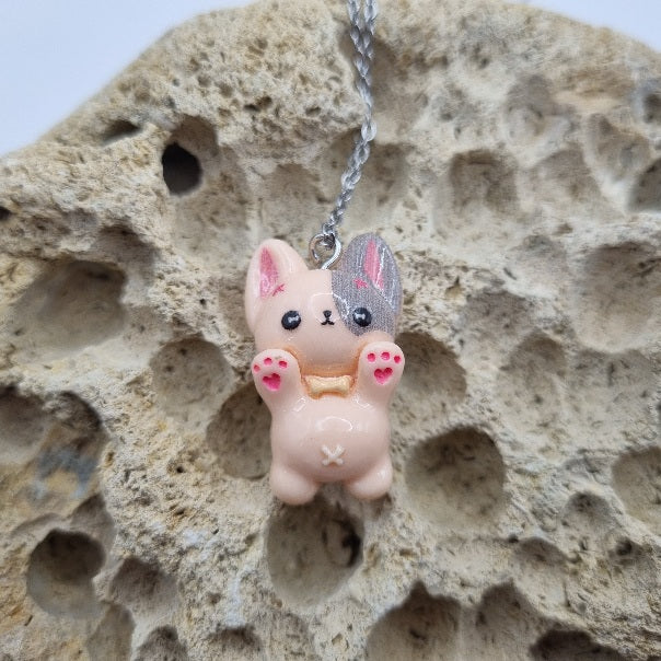 Collar Perro de la Suerte en Pie a dos Patitas