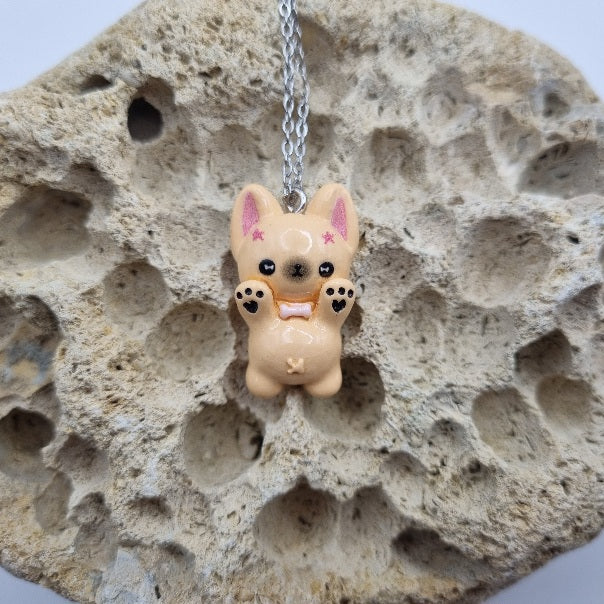 Collar Perro de la Suerte en Pie a dos Patitas