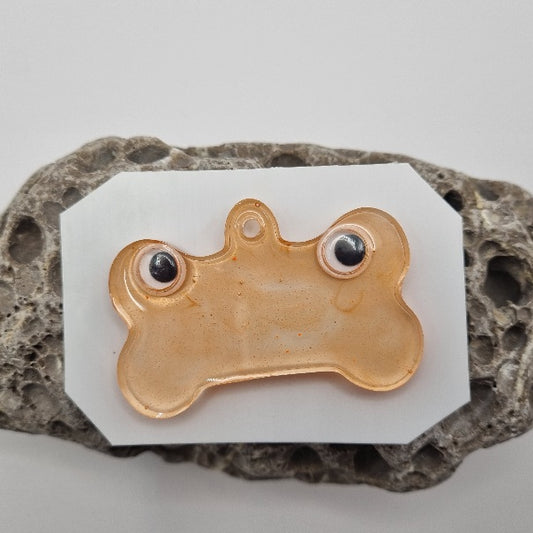 Colgantes ID con 2 Ojitos para Mascotas. Personalizados, Diseños Únicos!