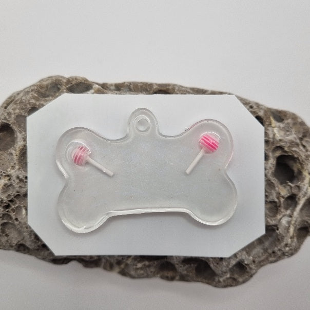 Colgantes ID con 2 Chupa chups para Mascotas. Personalizados, Diseños Únicos!