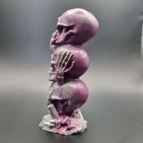 Escultura de 3 Calaveras "Ver, Oir y Callar" Diseños Únicos!