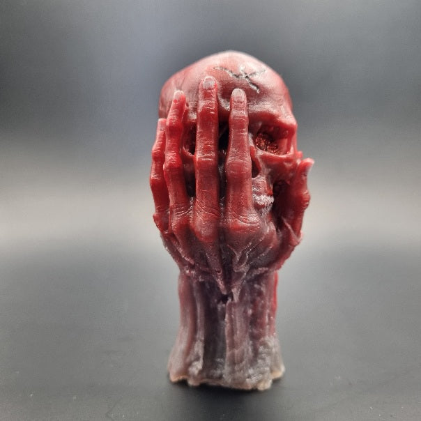 Escultura de Calavera en Mano, Diseños Únicos!