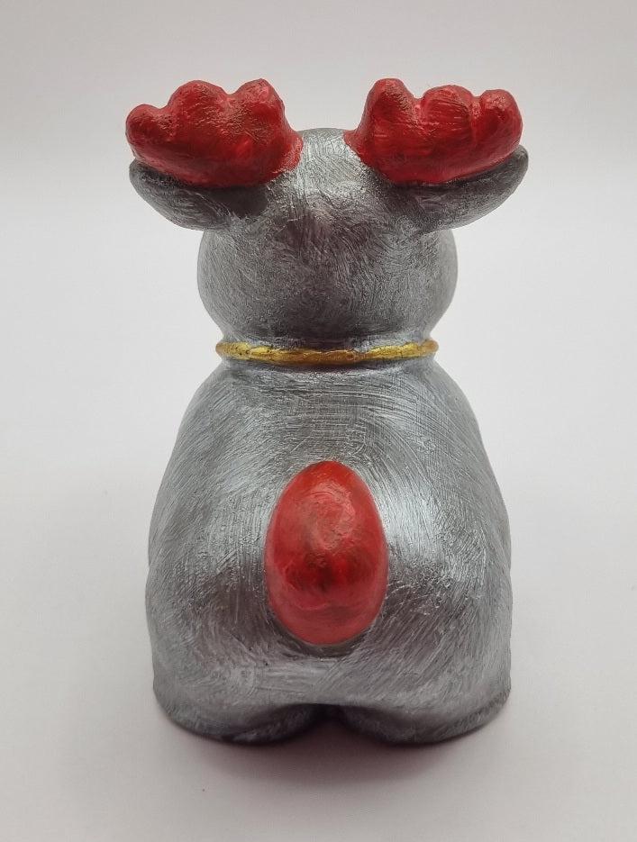 Figura 3D Reno de Escayola, Varios Colores. Diseños Únicos!