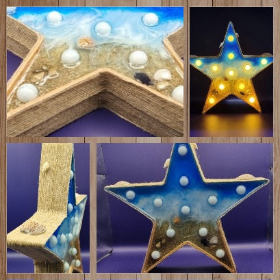 Estrella Decorativa Mar con Luz, Diseños Únicos!