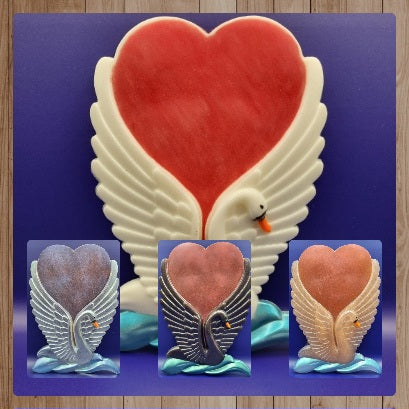 Escultura de Cisne con Alas Personalizable, Diseños Únicos!