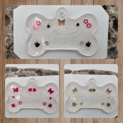 Colgantes ID Nacarados para Mascotas. Personalizados, Diseños Únicos!
