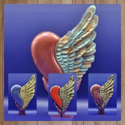Escultura de Corazón con Alas, Diseños Únicos!
