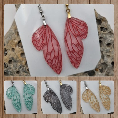 Pendientes Alas de Hada de la Suerte, Diseños Únicos!