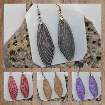 Pendientes Alas de Mariposa Grande de la Suerte, Diseños Únicos!