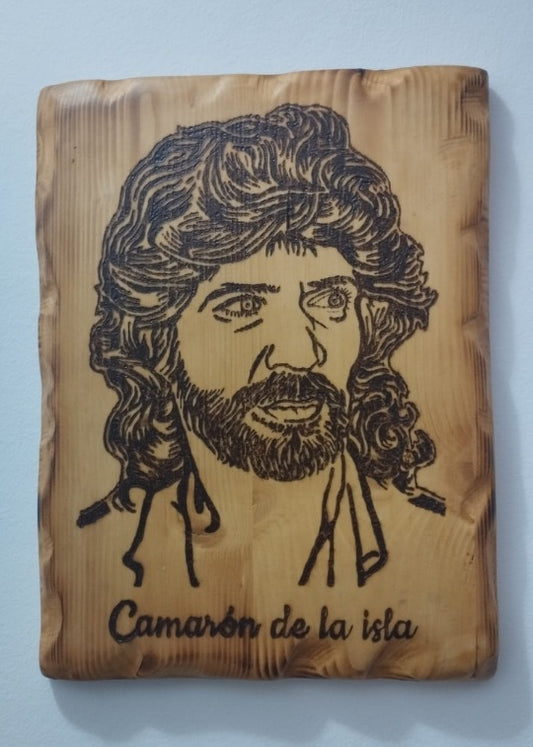 Cuadro de Camarón en Madera Natural, Diseños Únicos!