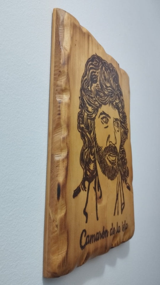 Cuadro de Camarón en Madera Natural, Diseños Únicos!