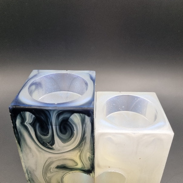 Pack 2 Porta Velas que Unidos Forman un Corazón, Diseños Únicos!
