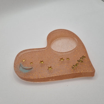 Porta Vela Corazón con Estrellas, Diseños Únicos!