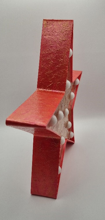 Estrella Decorativa Roja con Luz, Diseños Únicos!