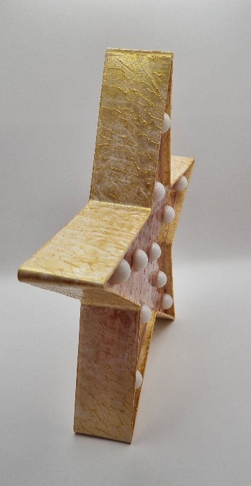 Estrella Decorativa Dorada con Luz, Diseños Únicos!