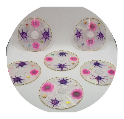 Pack 6 Posa Vasos Divertidos, Diseños Únicos!