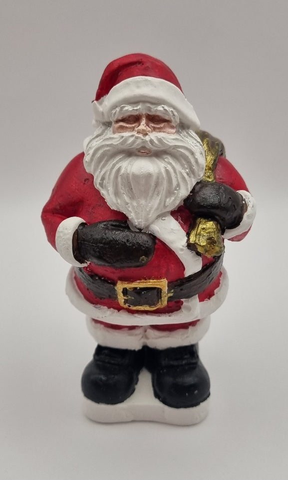 Figura 3D Papa Noel de Escayola, Varios Colores. Diseños Únicos!