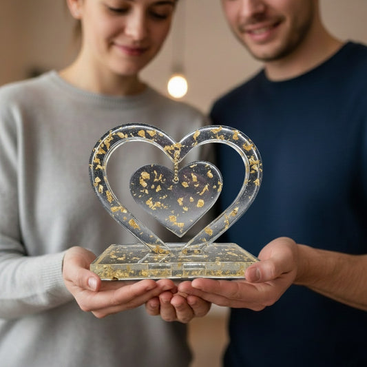 Escultura de Corazones Personalizable, Diseños Únicos!