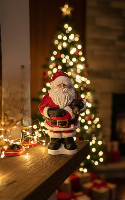 Figura 3D Papa Noel de Escayola, Varios Colores. Diseños Únicos!