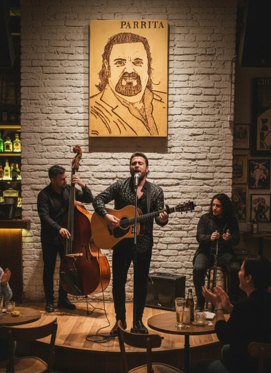 Cuadro de Parrita en Madera Natural, Diseños Únicos!