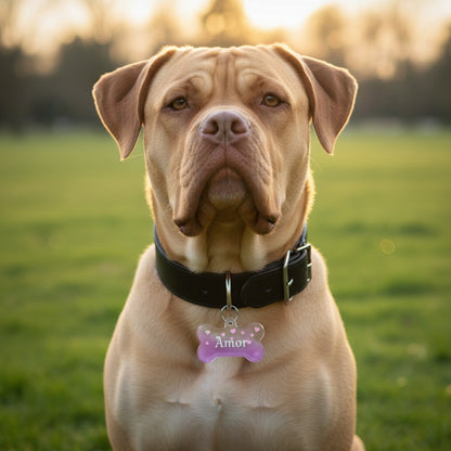 Colgantes ID con Corazones, Varios Colores para Mascotas. Personalizados, Diseños Únicos!